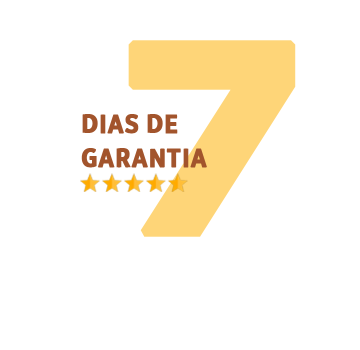 7 dias de garantia